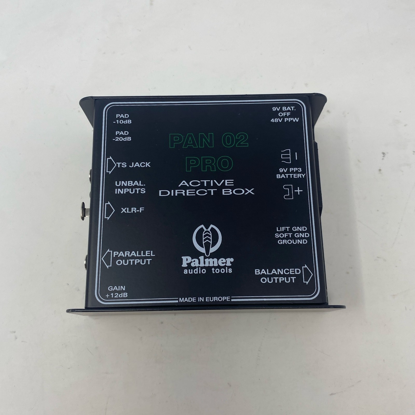 Palmer PAN 02 PRO Active DI Box - Black
