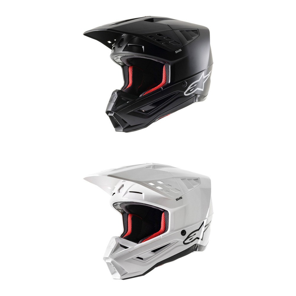 Alpinestars S-M5 Solid Motocross Cross Helmet Offroad Enduro MX-Helm