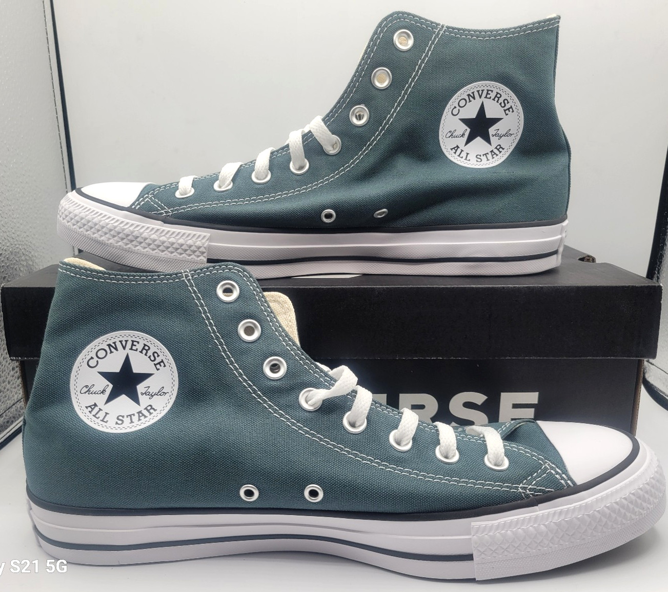 CONVERSE ALLSTAR CHUCK TAYLOR HI TOPS A10536F M 11 W 13 NWB GREEN