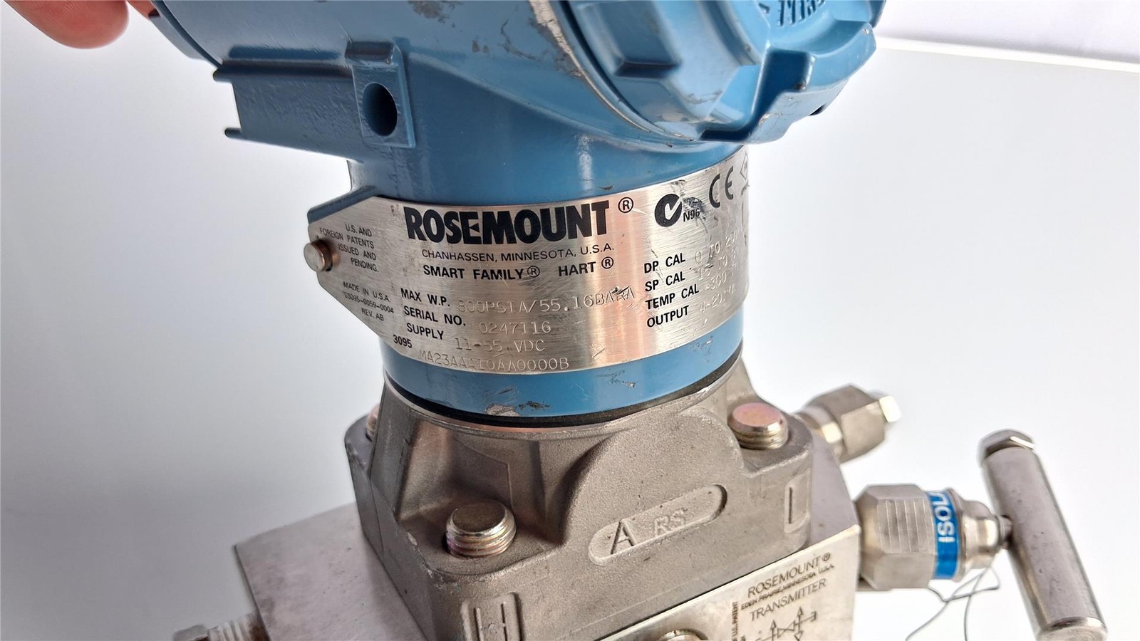 ROSEMOUNT SMART TEMPERATURE TRANSMITTER MA23AAA10AA0000B