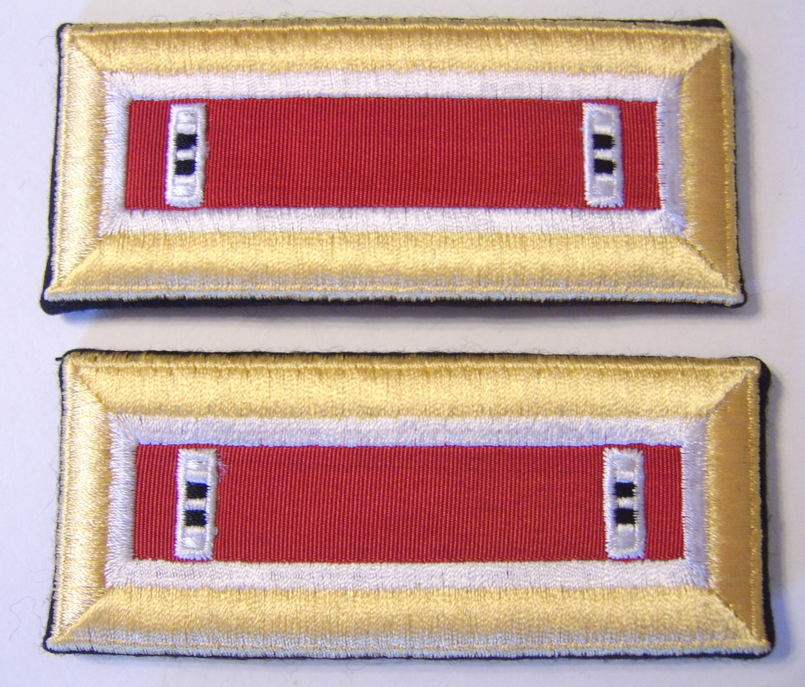 ARMY SHOULDER BOARDS STRAPS ENGINEER CORPS CWO2  PAIR FEMALE NIP