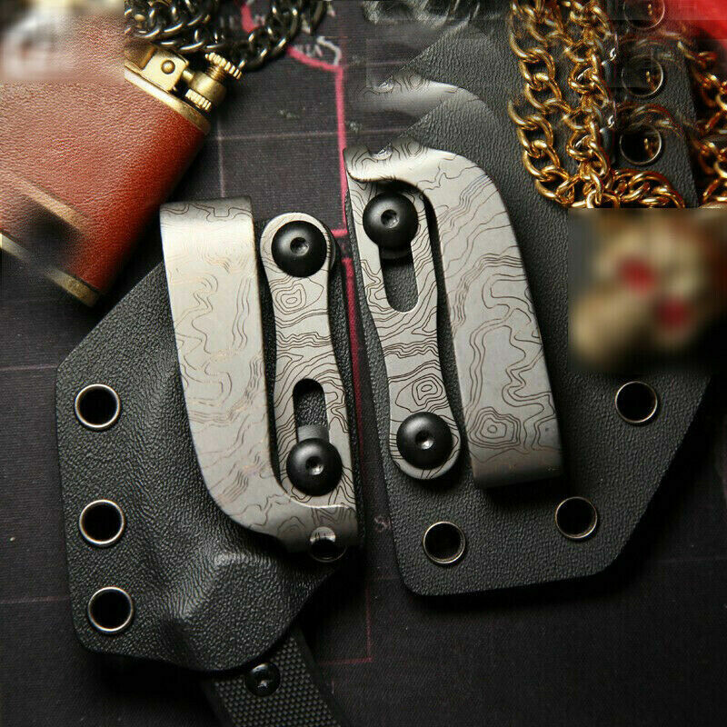 EDC Protective Clip Titanium Alloy Back Clip Pocket Clip Outdoor Pocket Tools