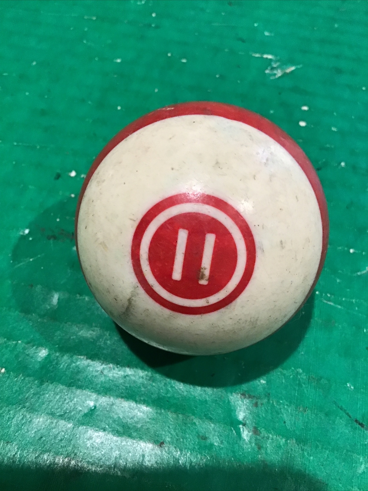 VTG Replacement Billiard Pool Ball 2 1/4" Diameter Number 11 Stripe Red (B)