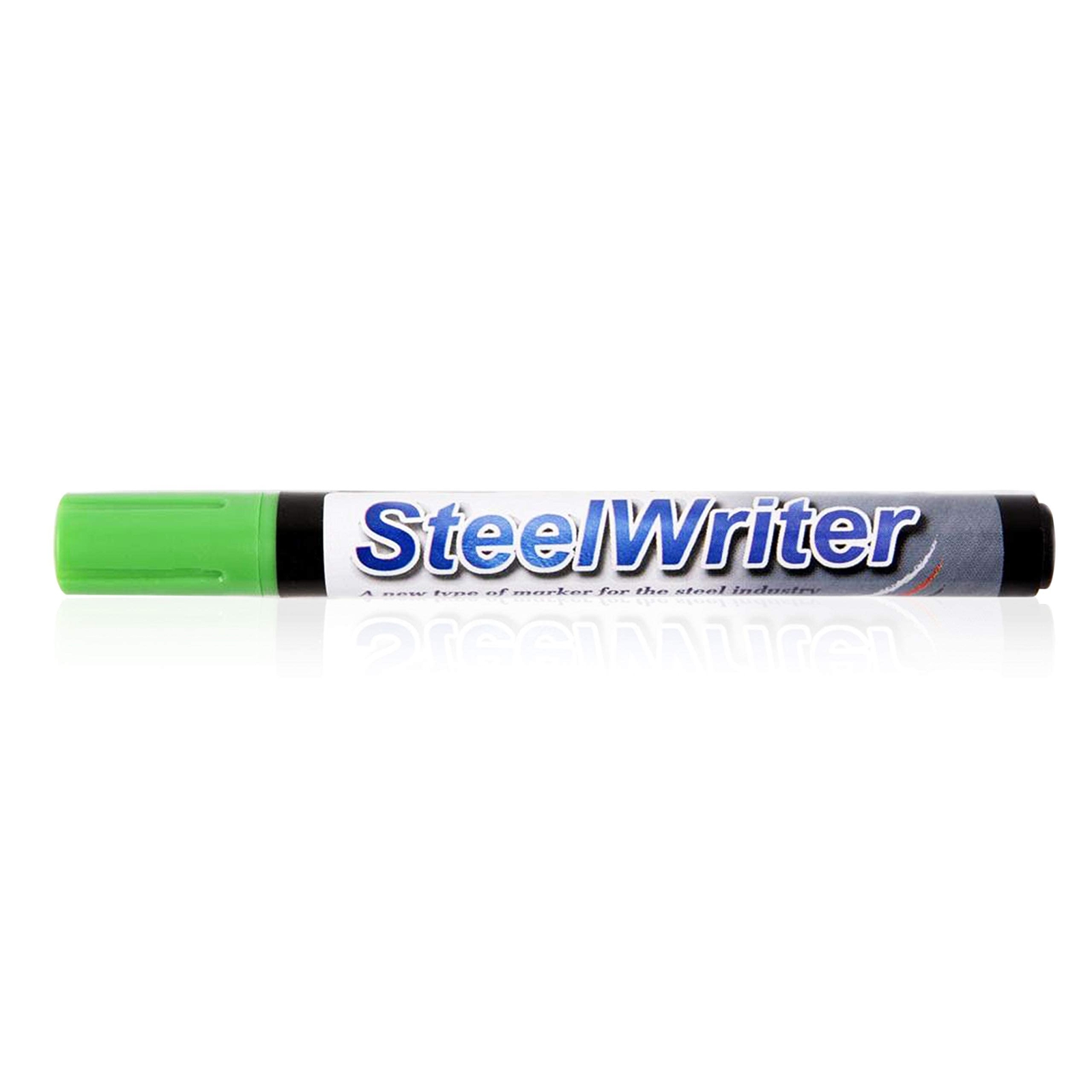 Steelwriter Metal Marking Paint Pen - Green - Washable Marker For Steel
