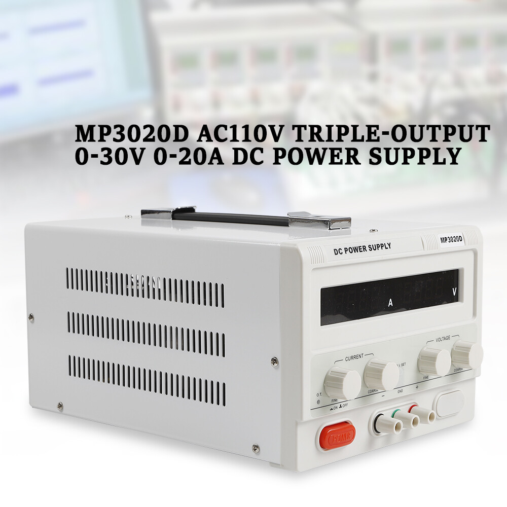0-20A 0-30V Variable DC Power Supply Adjustable DC Regulated Power for Lab Test