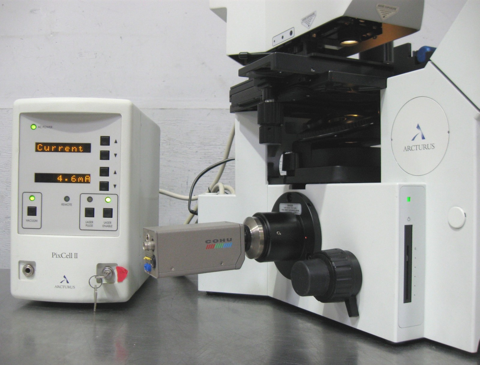C200642 Arcturus PXL-200 PixCell II Instrument Laser Microscope w/ Controller