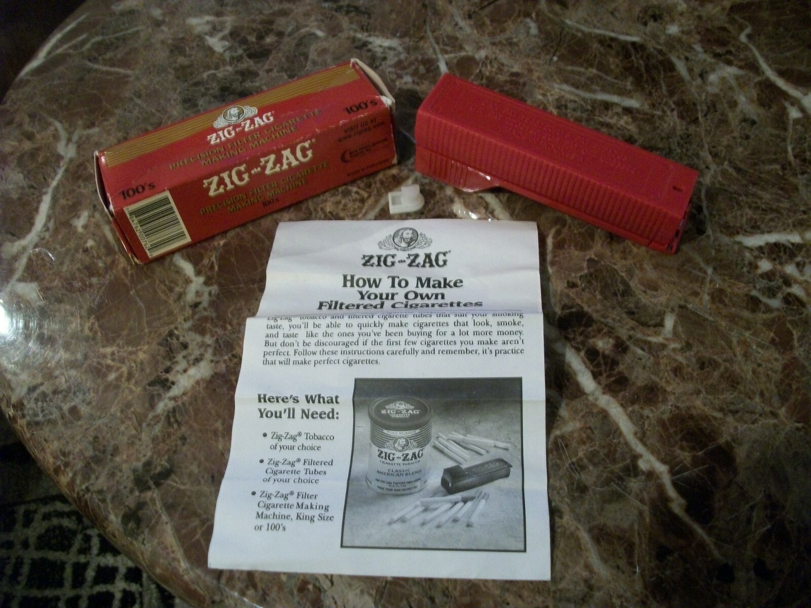 2 GAMBLER 100mm CIGARETTE MACHINES & ZIG-ZAG PRECISION CIGARETTE MAKING MACHINE