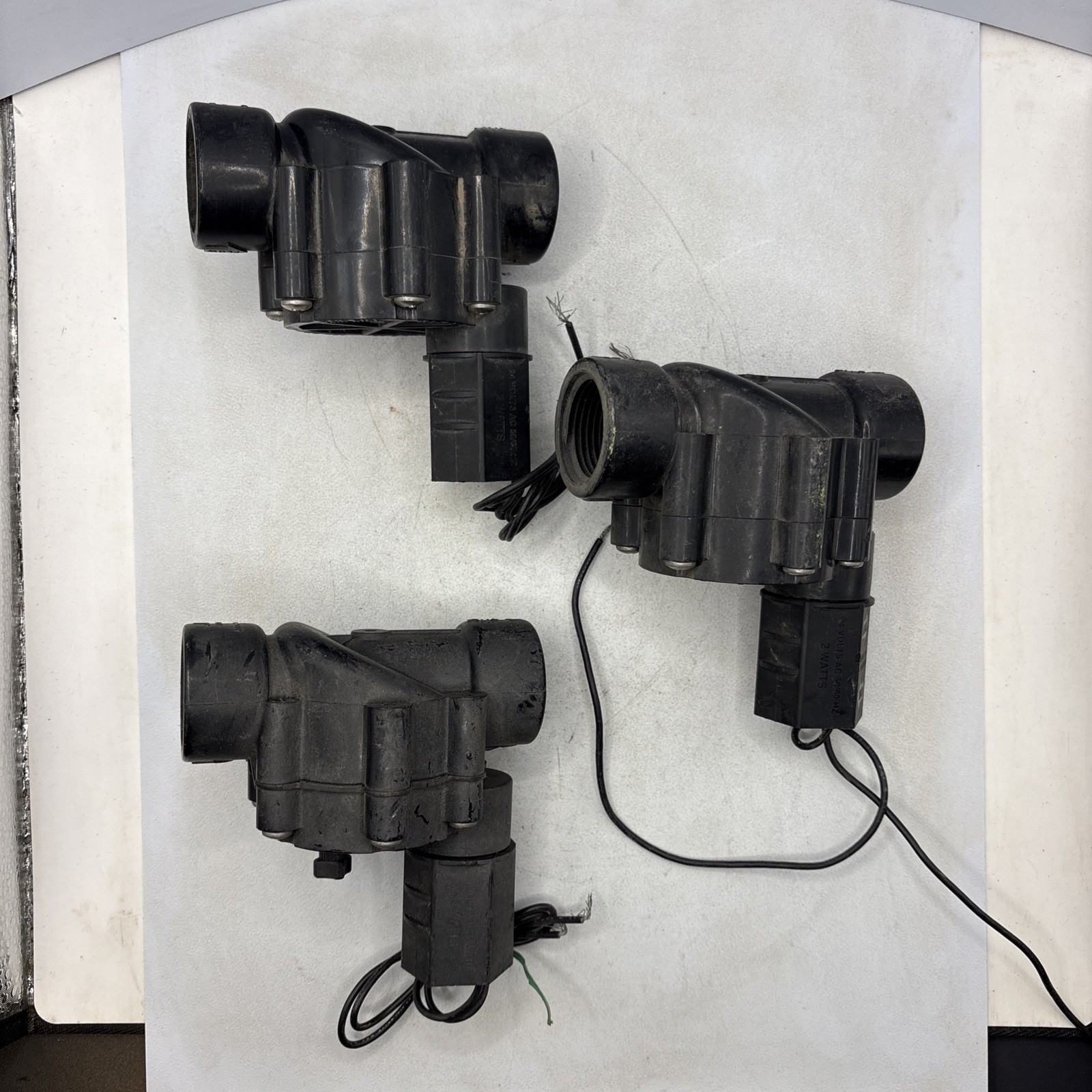 Lot Of 3 Rain Bird 100-DV Irrigation Valves