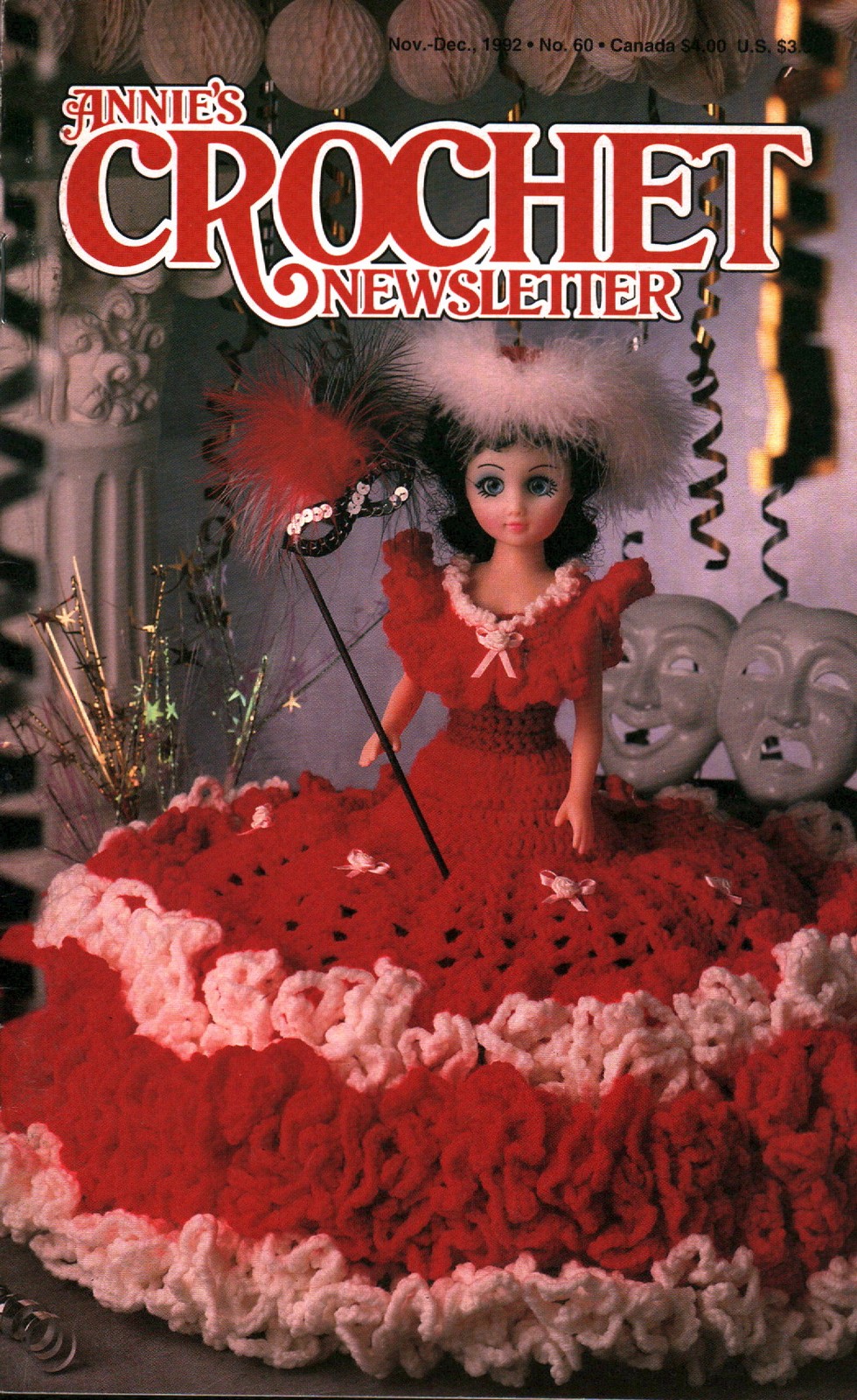 Annie's Crochet Newsletter Magazine | November-December 1992 No. 60