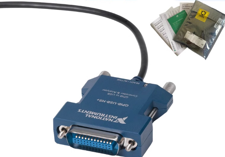 National Instruments GPIB-USB-HS+ IEEE 488 Controller Analyzer 783368-01