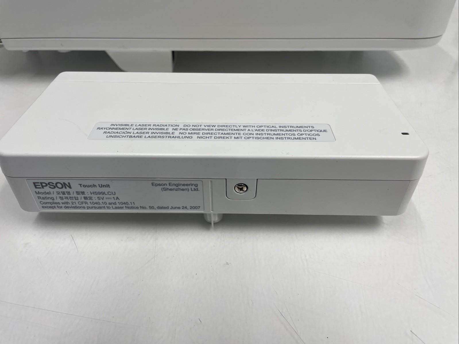 Epson BrightLink Pro 1460ui with remote touch unit tch cable & pen