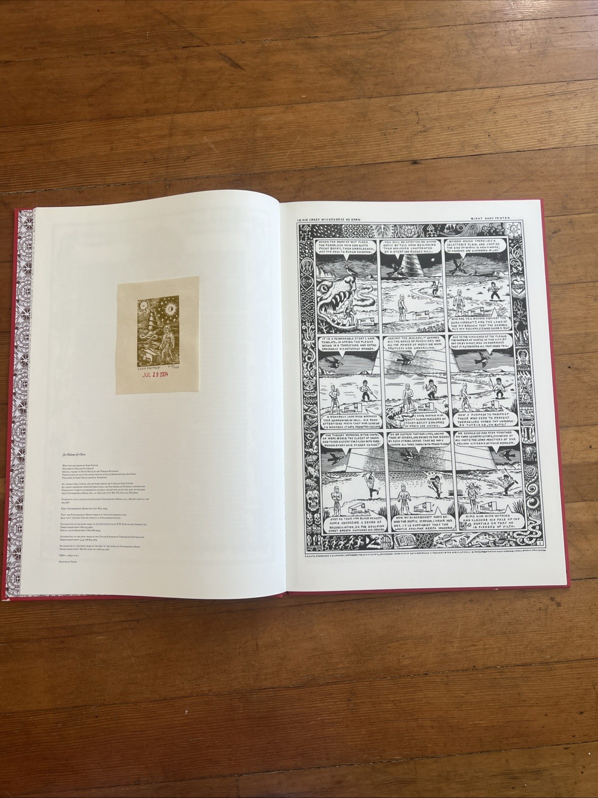 Jimbo in Purgatory Gary Panter 2004 Special Edition Signed And Numbered