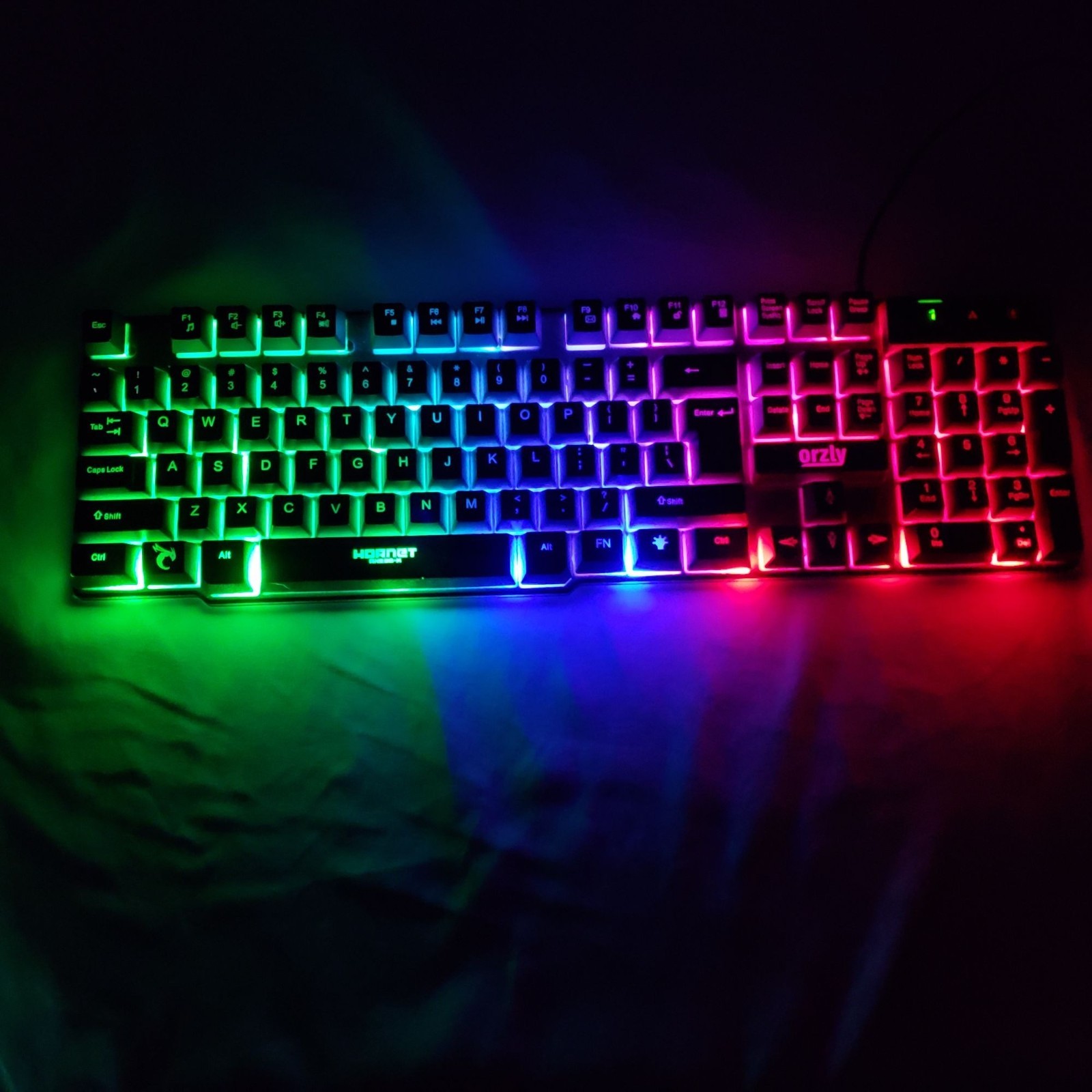 Orzly RX250-K USB Gaming Keyboard w/Changeable Backlight EXCELLENT CONDITION!!!