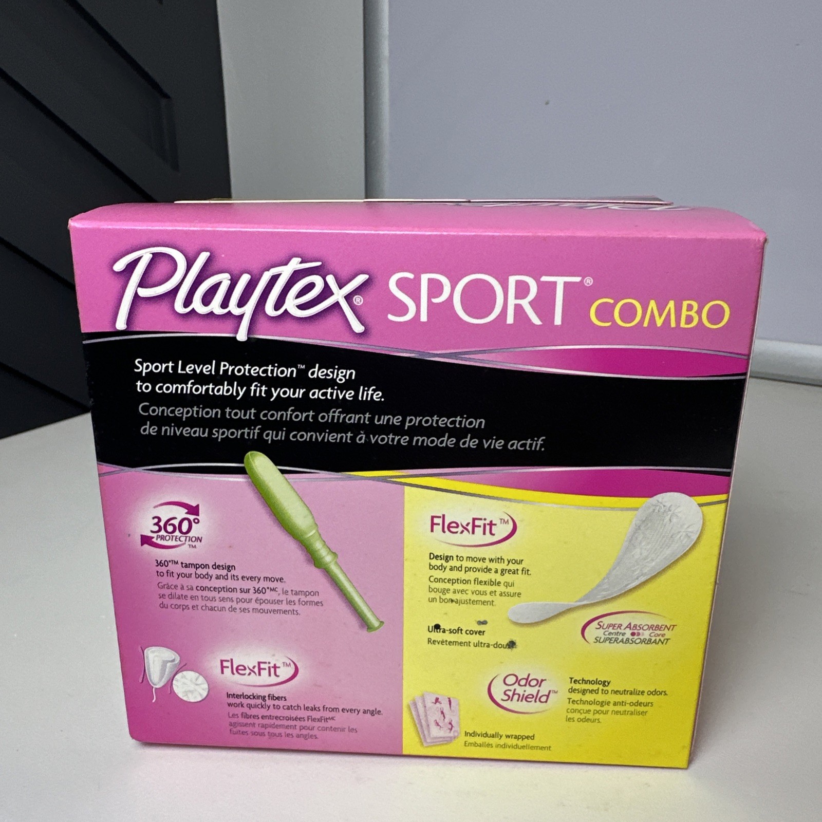 Playtex Sport Combo 28 Unscented Tampons & 20 Liners