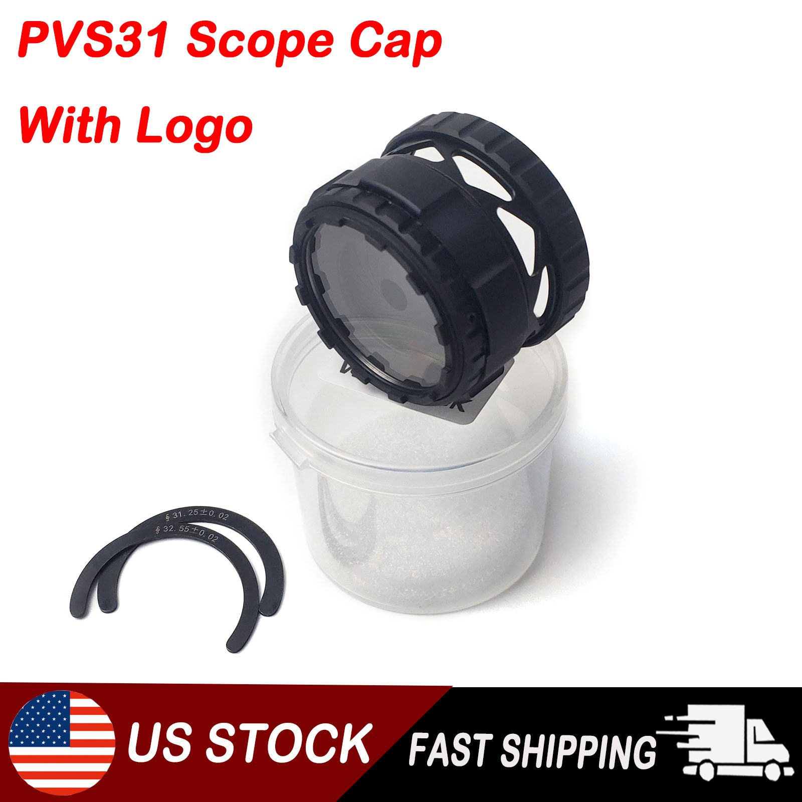 Metal NVG Focus Cap Adjustable IRIS Aperture For PVS31 Scope Cover Lens Module