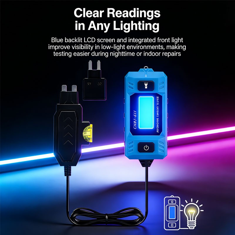 Automotive Circuit Fault Probe Tester,Portable High-Precision 20a 48v Car Tester
