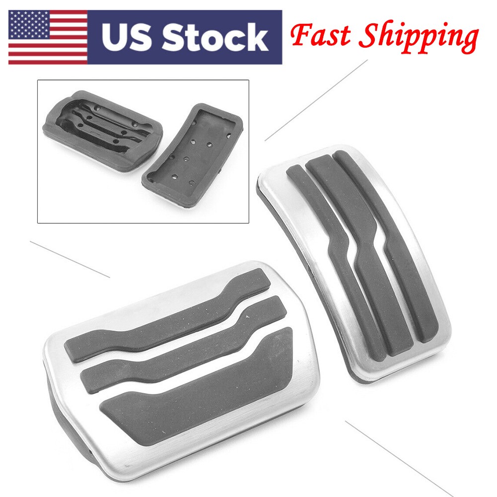 Car Gas Brake Accelerator Pedal Pad Cover For Ford Focus Escape Kuga MKC 2013-18