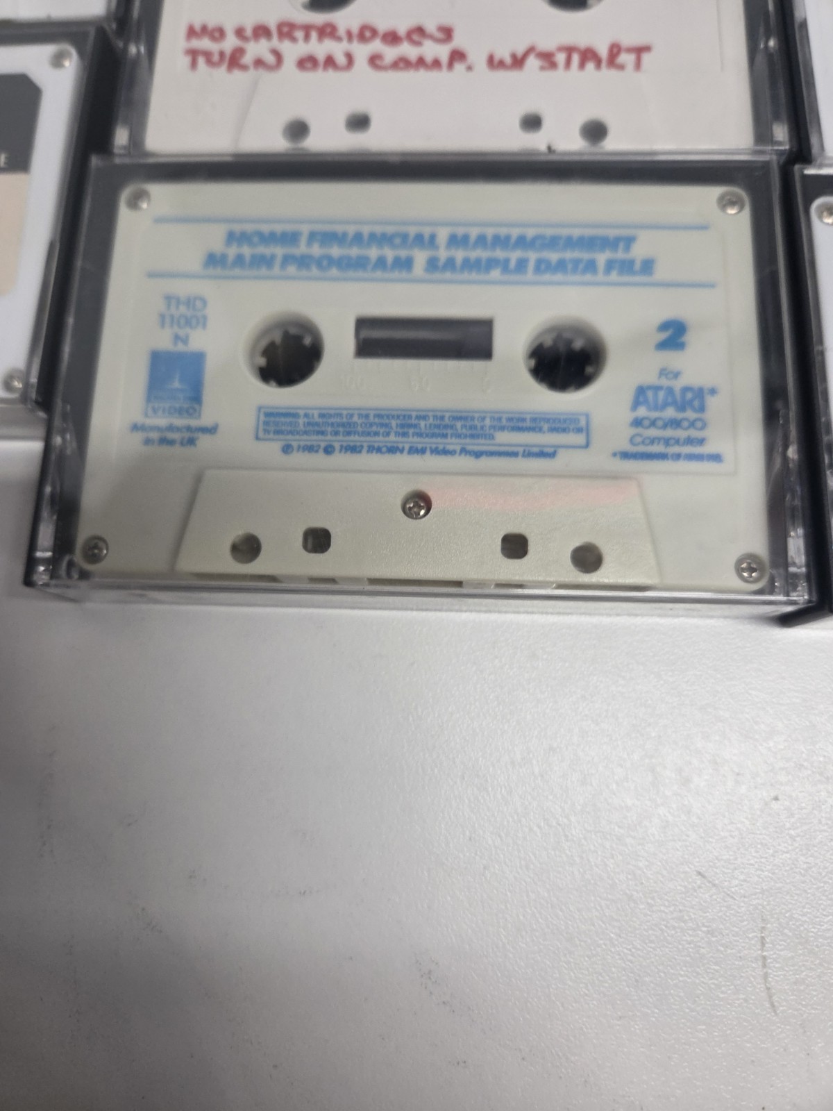 Vintage Atari Program Cassette Lot