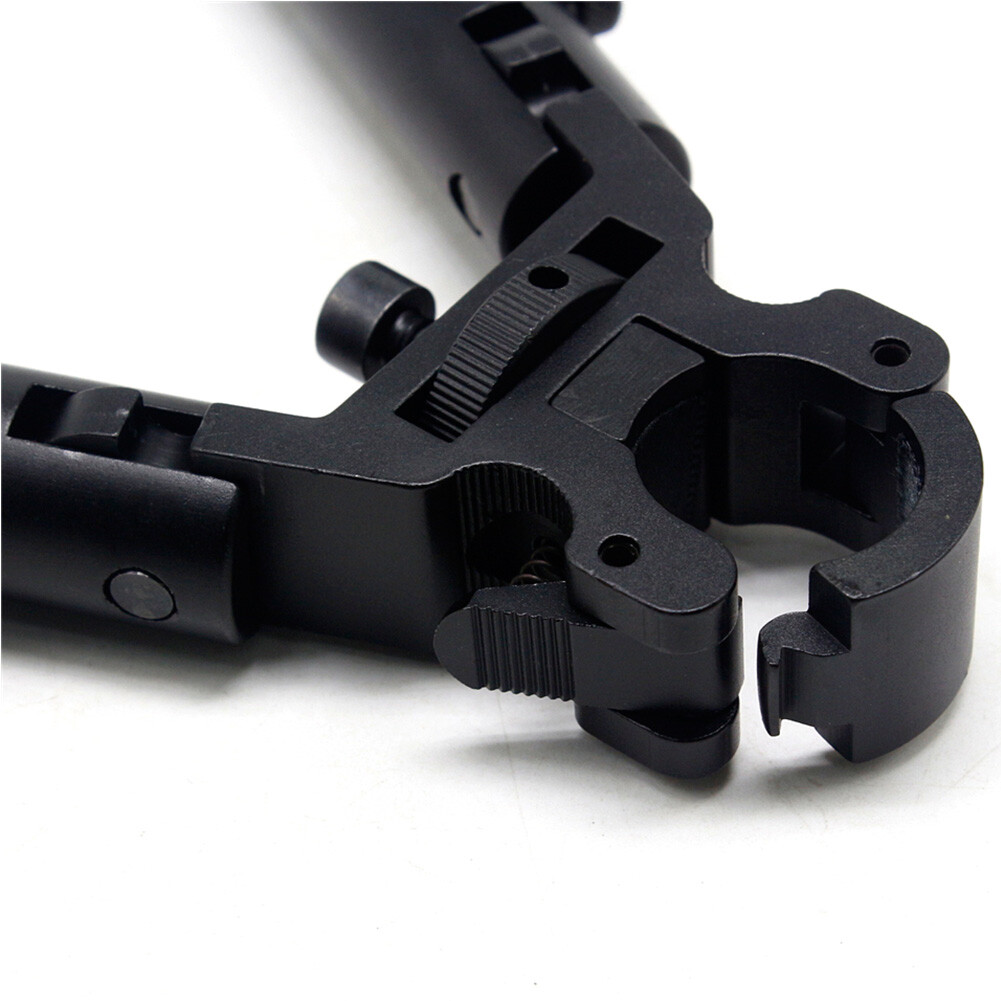 Barrel Mounted Clamp-on Foldable Hunting Bipod for Rifle 8" To 10" Adjustable