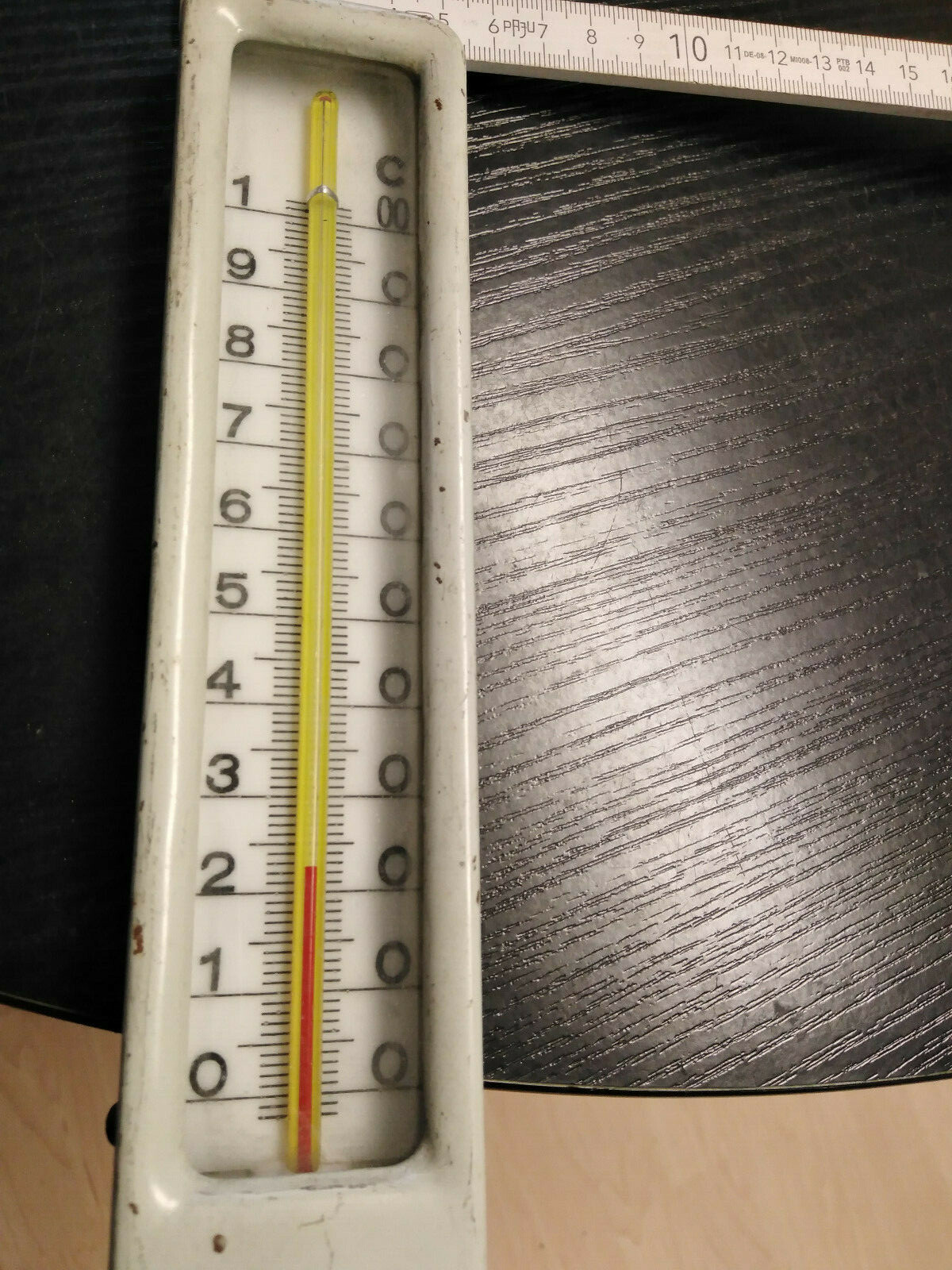 Jumo Thermometer 0-100 Degree Industrial Machine Thermometer Angle 90° 220x52mm