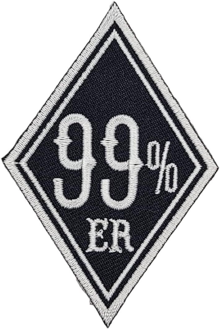 99 Percenter 99% er Majority American Embroidered Patch |2PC 3"x2" iron on
