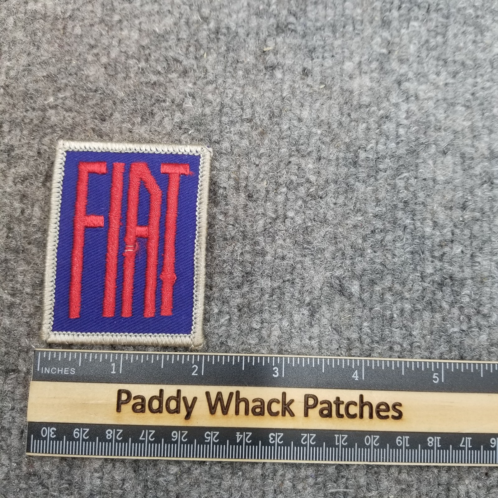 Vintage Fiat Patch Car Auto Italian 80s E7