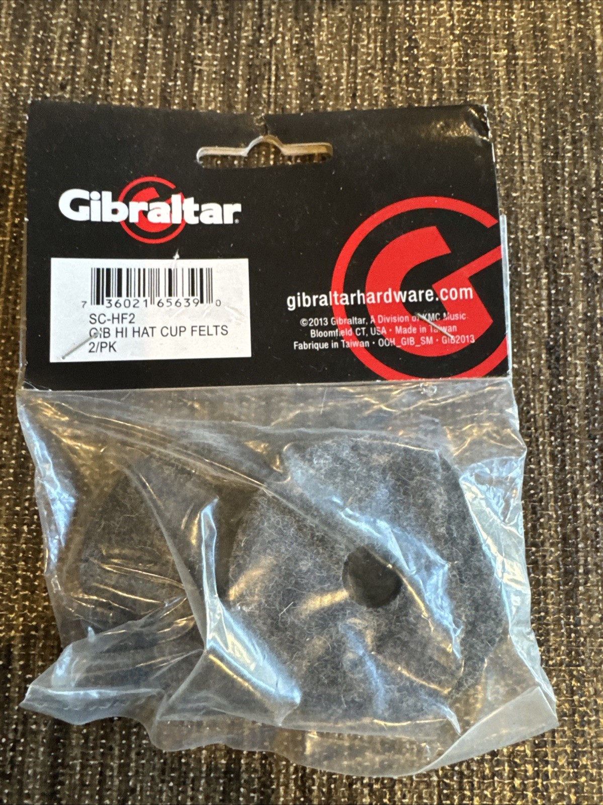 Gibraltar Hi-Hat cymbal Felt (2-Pack)