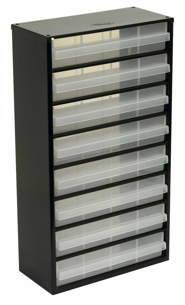 Sealey APDC08 Cabinet Box 8 Drawer Steel Frame - Polypropylene Drawers
