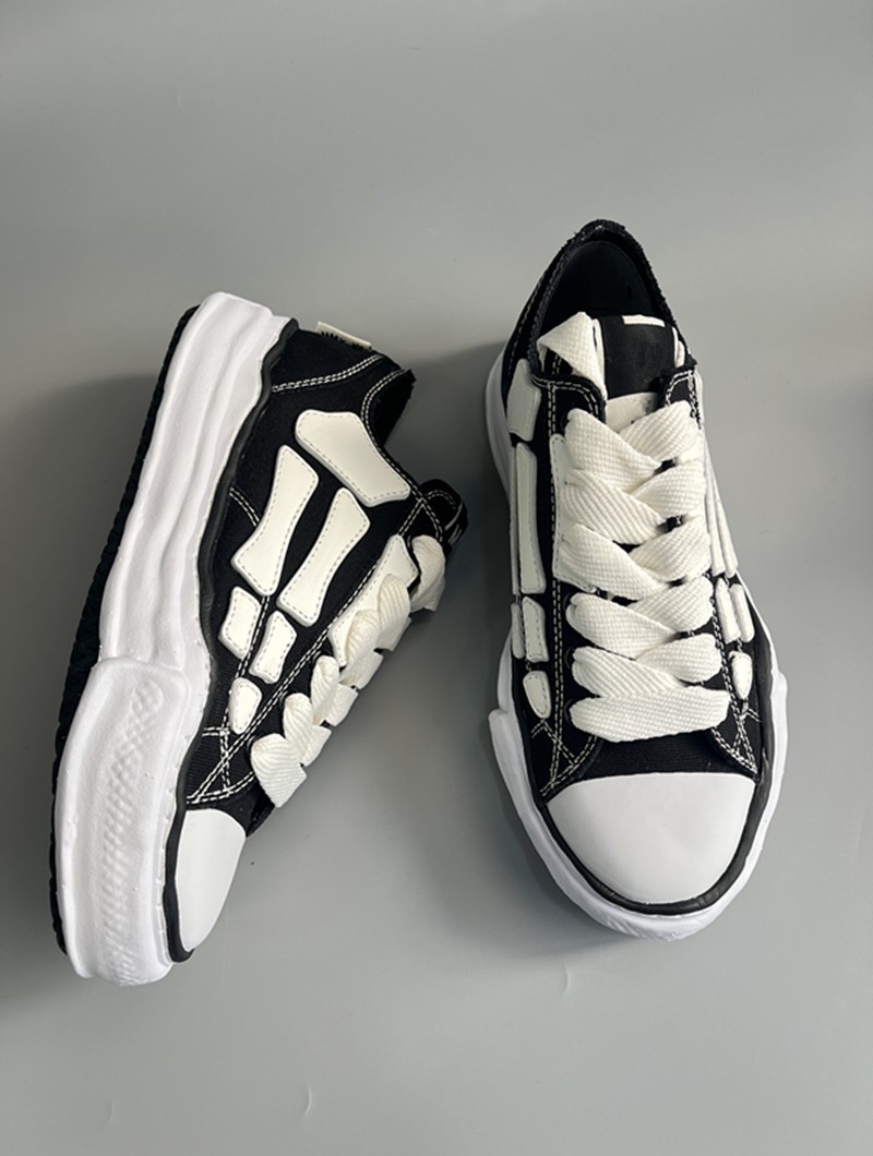Maison Mihara Yasuhiro × AM Unisex Platform Canvas Sneakers Casual Shoes NEW