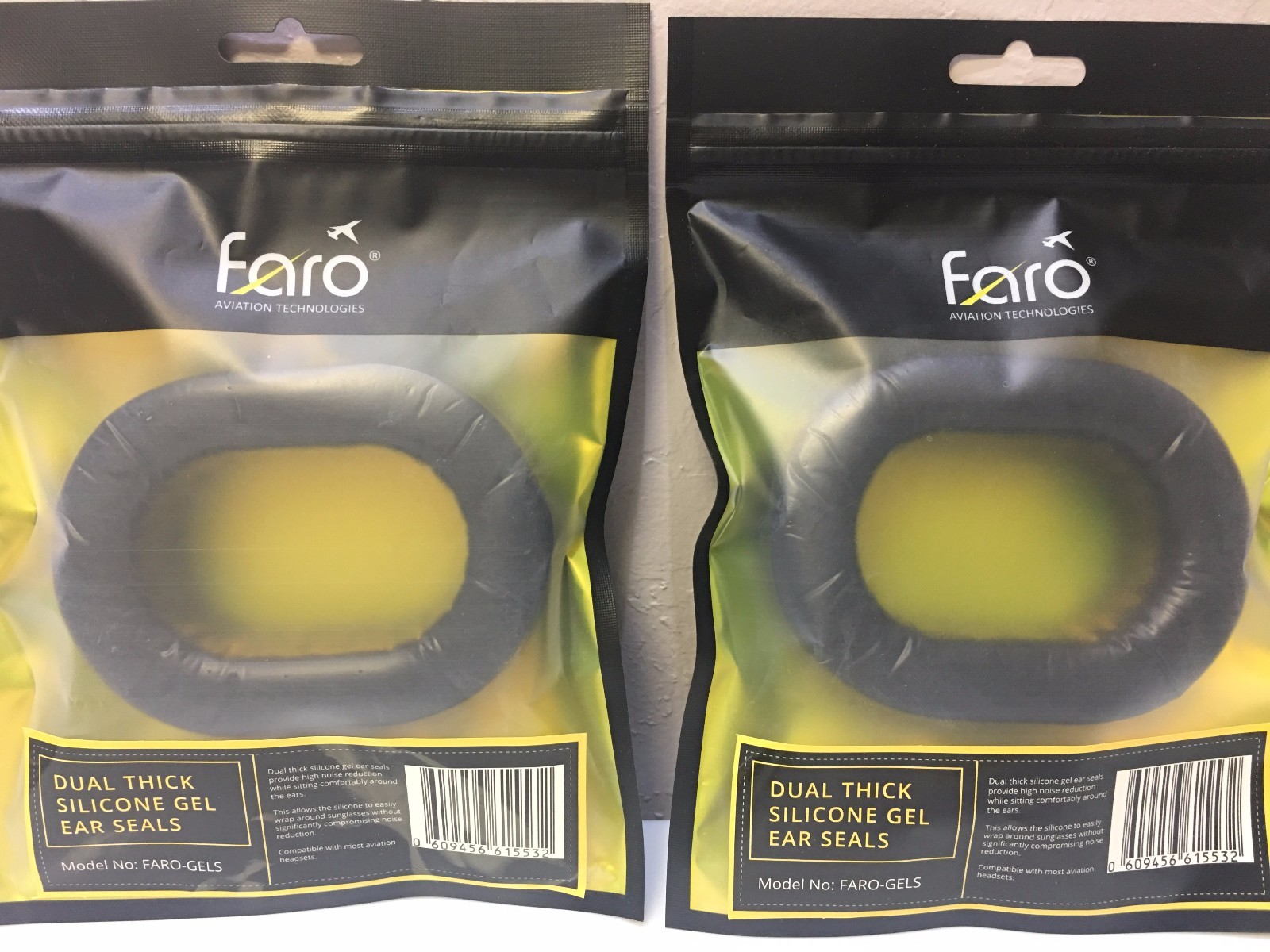 NEW pair of FARO G2 DOUBLE THICK SILICONE GEL EAR SEALS CUSHIONS PADS