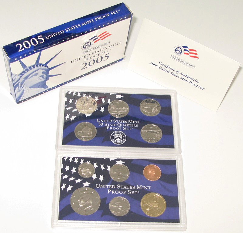 2005-S U.S.  Proof Set - 11 Coins in OGP w/COA