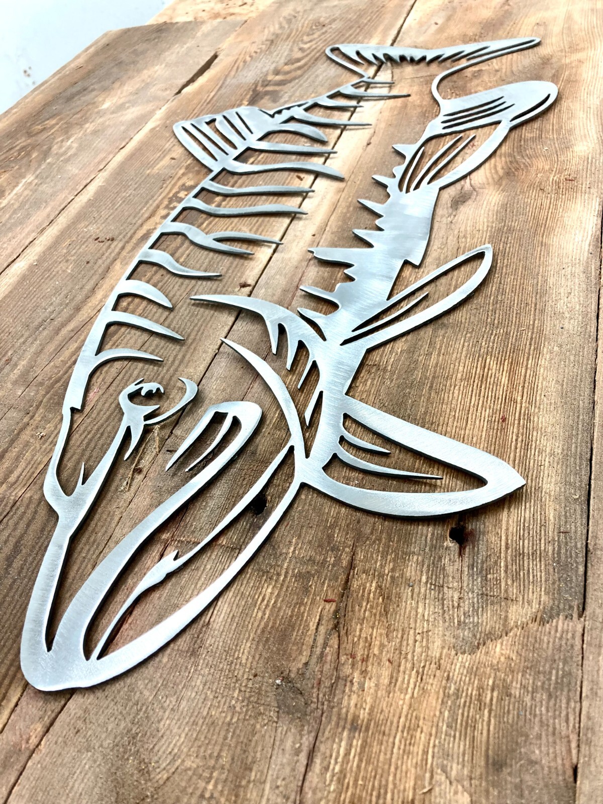 Tiger Musky Metal Sign, Cabin Sign, Musky Sign, Metal Art, Muskellunge