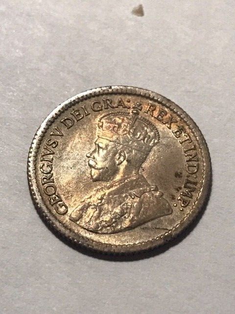 1917 Canada 5 Cents Silver XF+ #19500