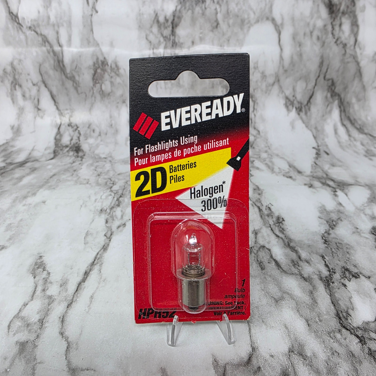 Eveready Halogen Flashlight Bulb 1-Pack for 2D HPR52