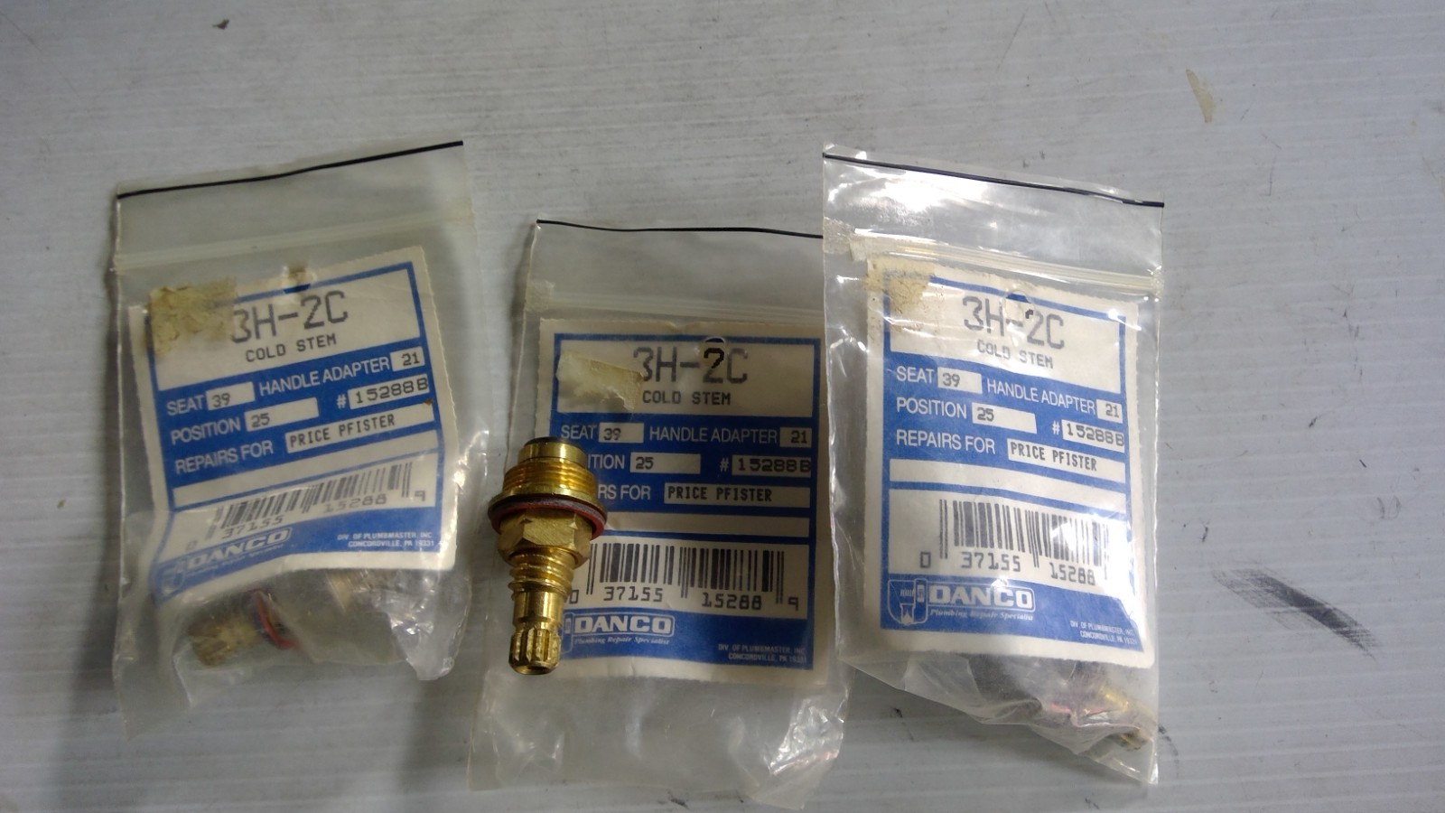 LOT of 3----DANCO 3H-2C Repair For Price Pfister 15288B Cold