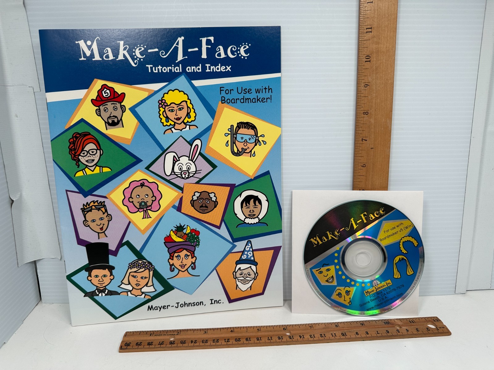 Make A Face for use with Boardmaker Tutorial Index Disc Manual Mayer-Johnson