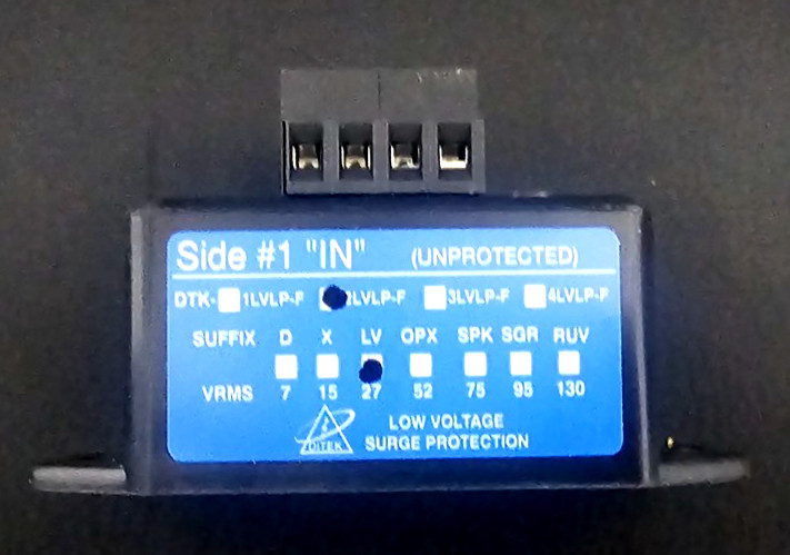 DITEK DTK-2LVLP-LV Series Fire Alarm System Surge Protector NEW 2LVLP-F LV