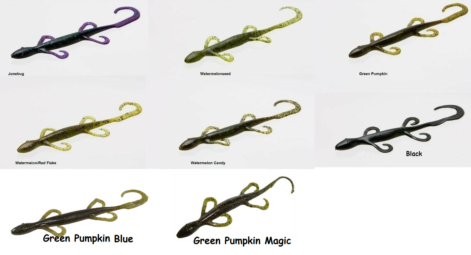 ZOOM 8" Magnum Lizard - Choice of Colors
