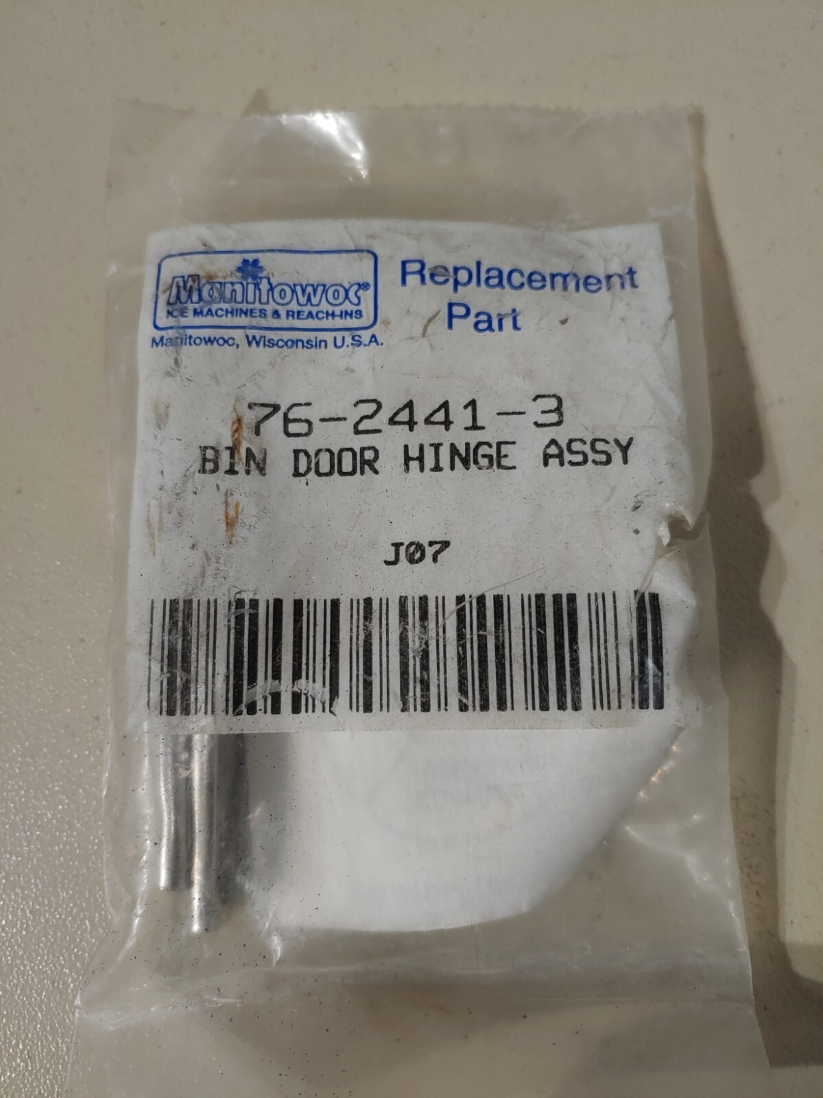 Manitowoc Ice 7624413 Bin Door Hinge Assy