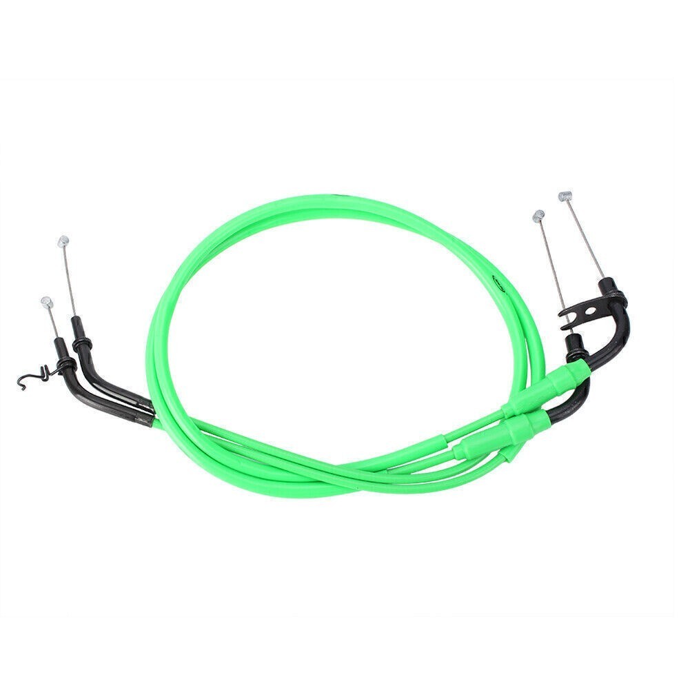 Motorcycle Throttle Cable Wire Lead Steel for Kawasaki Z1000 2011 2012 Green New