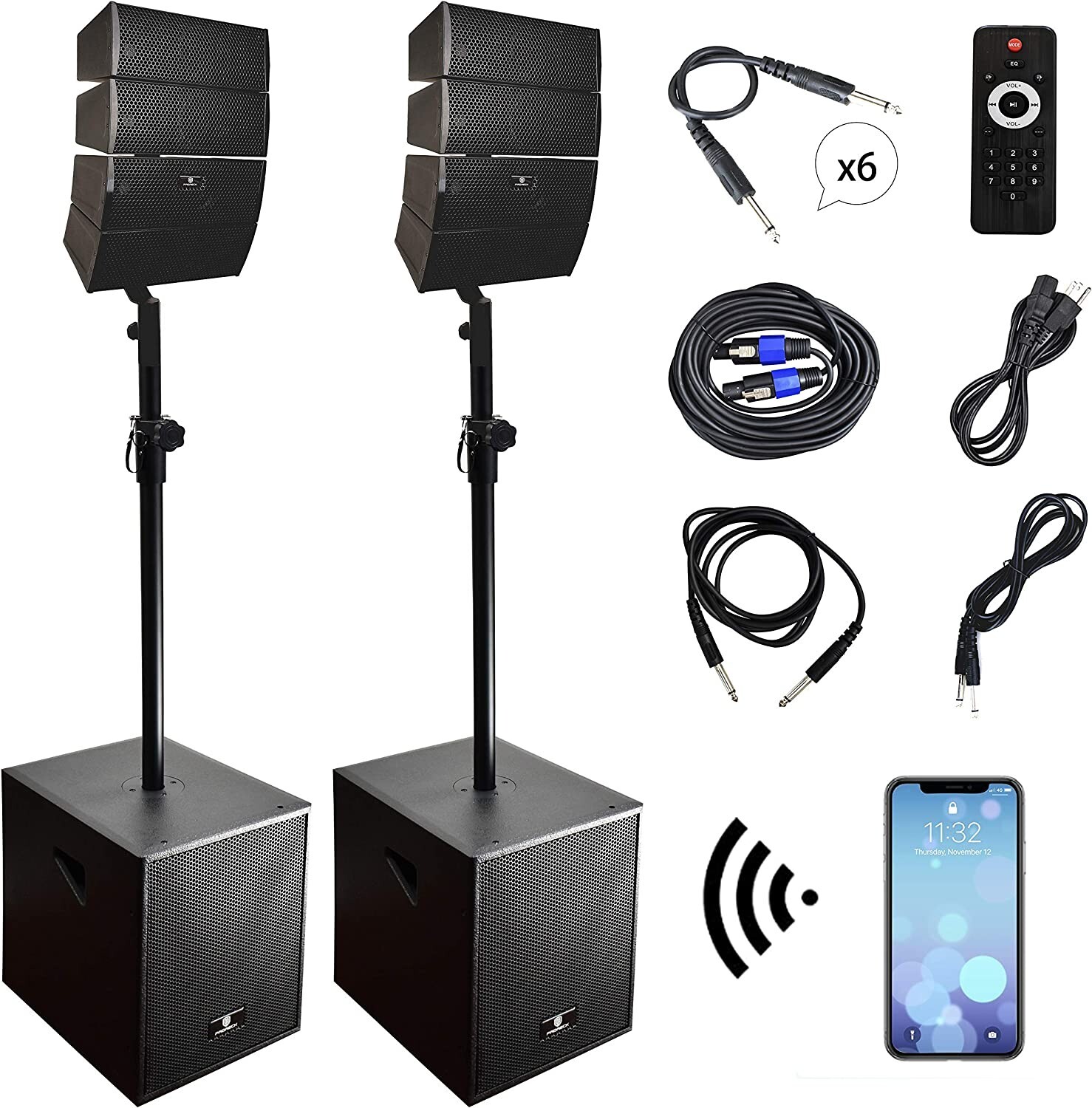 Proreck Club 3000 12'' 4000w PA Speaker suitable For wedding party