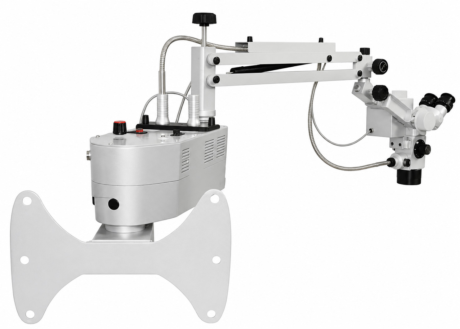 3 step Wall Mount Dental Microscope Manual Focusing German Optics Free Shipping