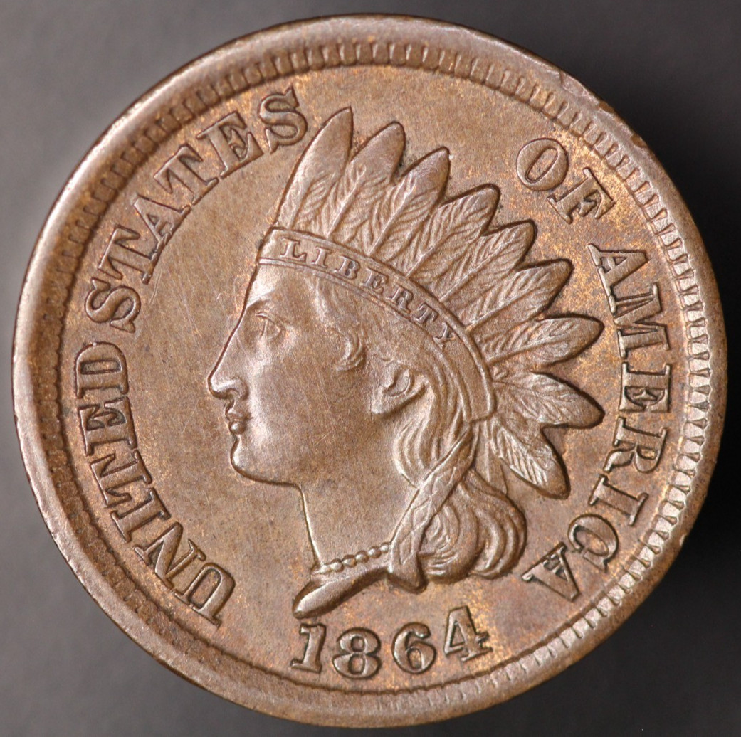 1864 INDIAN CENT | FRESH FROM AN OLD COLLECTION  | LOT CC-569