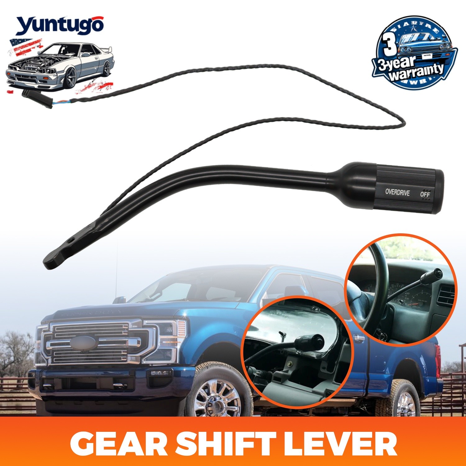 FOR FORD F150 F250 F350 1997-2003 EXPEDITION OVERDRIVE SWITCH GEAR SHIFTER LEVER