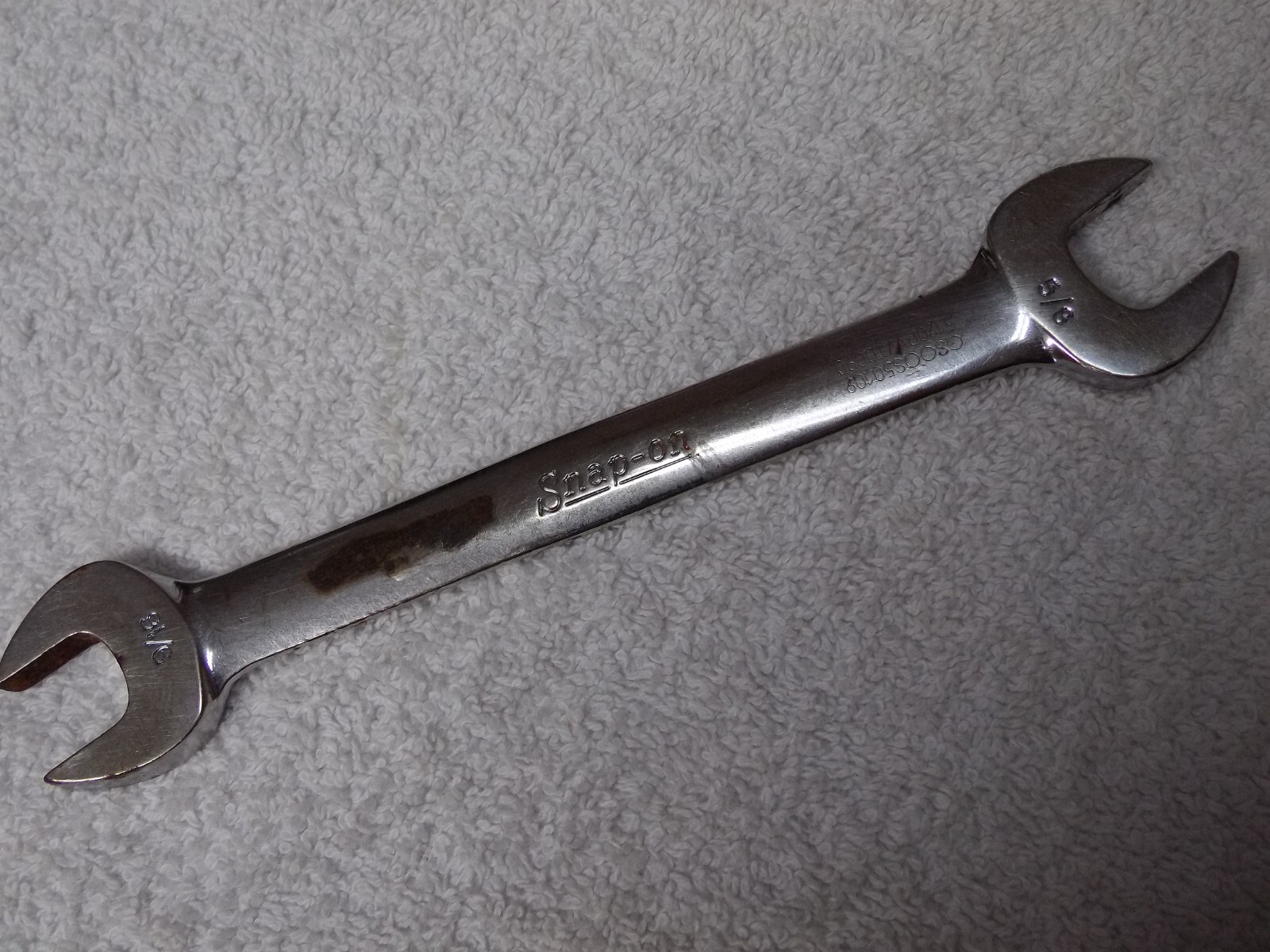 Snap On 9/16 5/8 VO1820 USA Open End Wrench Great Condition