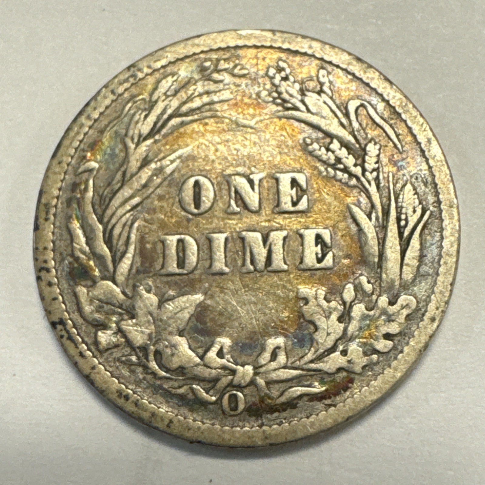 1900-O Barber Silver Dime Fine