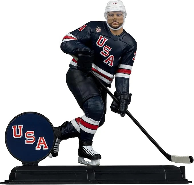 USA Hockey Auston Matthews #34 Olympics 7in Posed Figure Imports Dragon