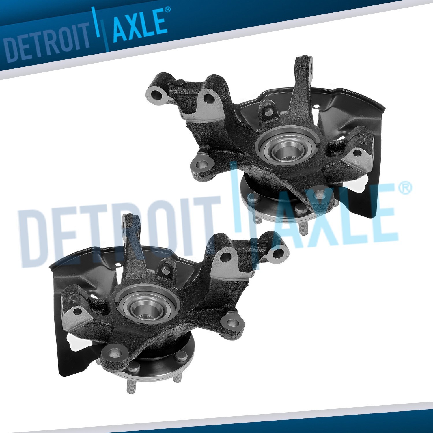 Front Knuckles Wheel Hub Bearing Assembly for 2007 2008 - 2015 Mazda CX-9 CX-7