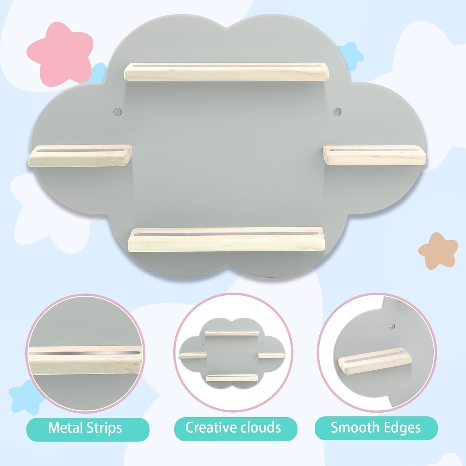 Figures Characters Magnetic Wall Shelf
