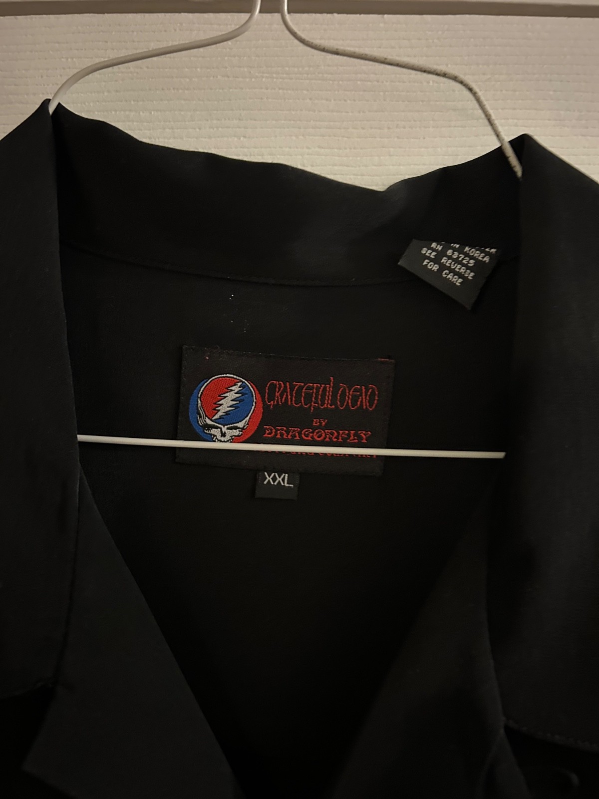 Grateful Dead Dragonfly Shirt w/embroider Bertha